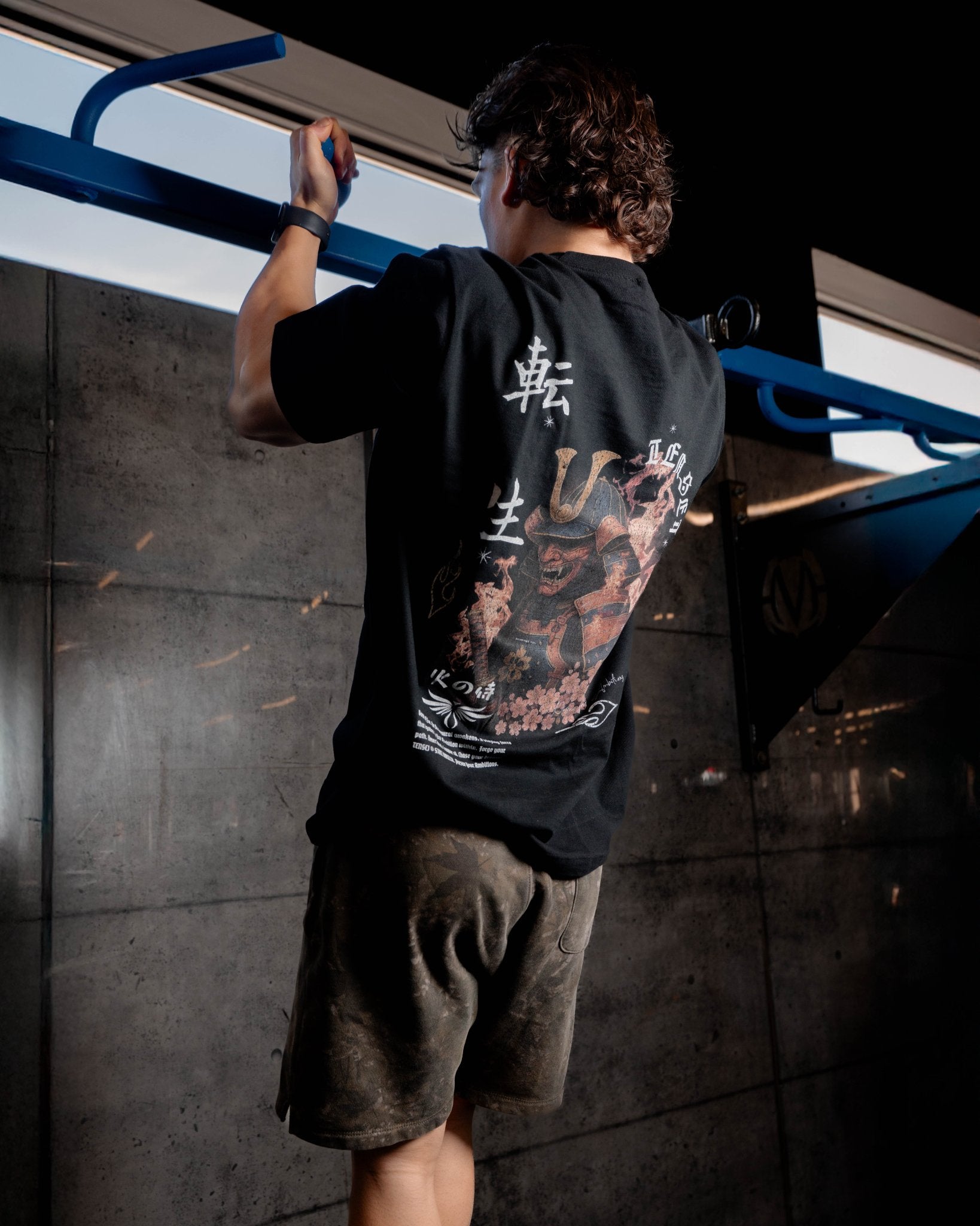 Oversized T-Shirt - Hi No Samurai - TENSEI FITNESS